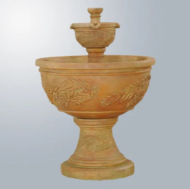 Giannini Garden Oliva Two Tier Outdoor Water Fountain